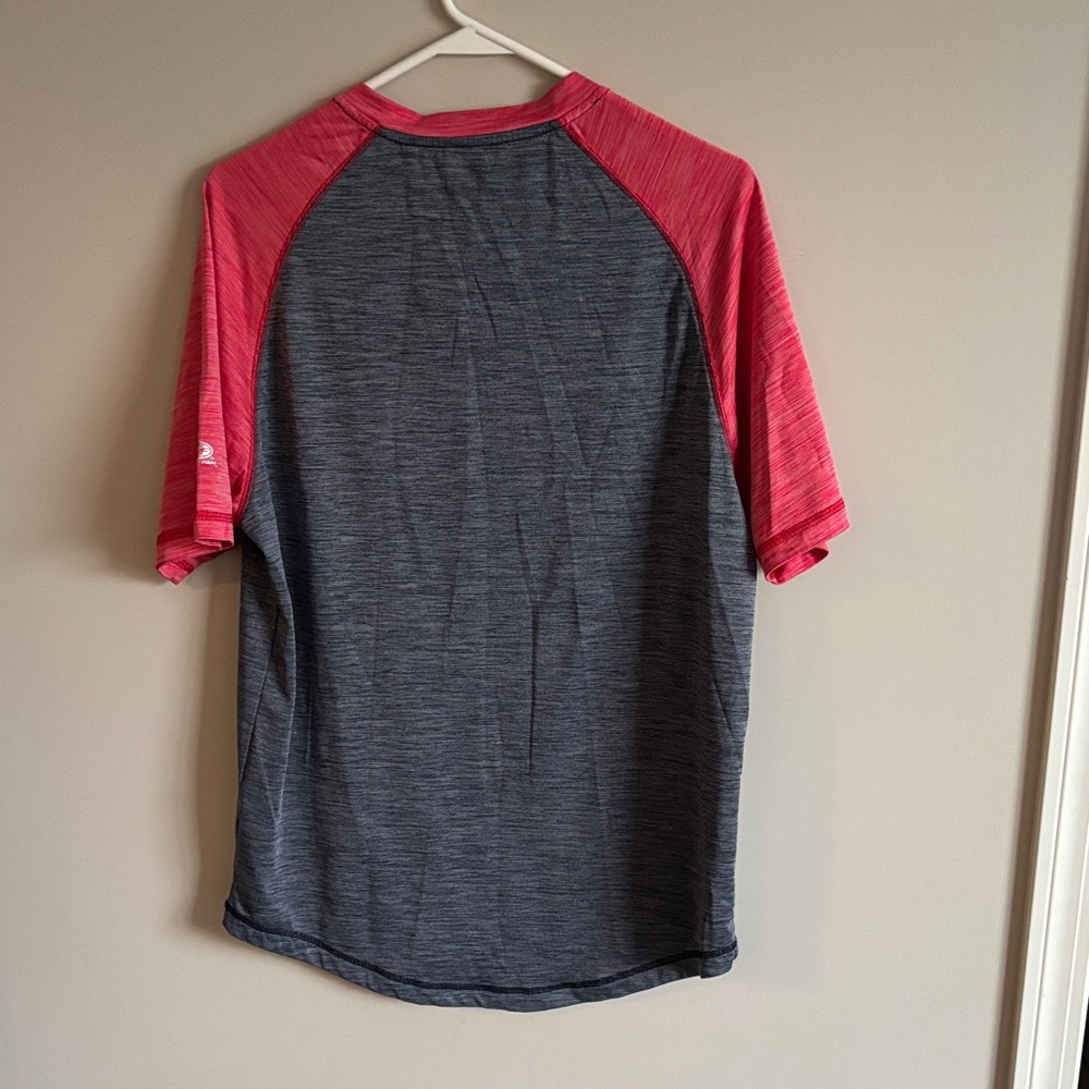 Minnesota Twins Gray Tee with Red Raglan Sleeves - Picture 4 of 4